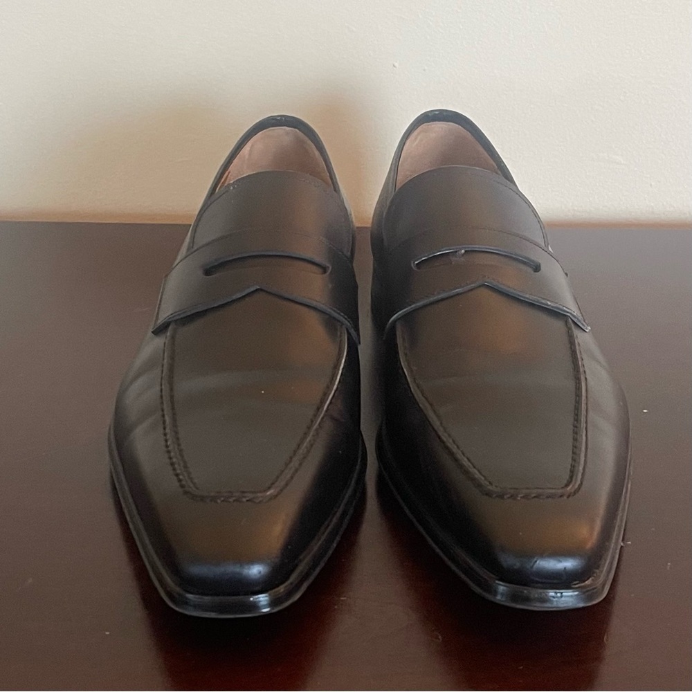 Magnanni for Neiman Marcus Penny Loafers Mens Slip-On Shoes - Picture 3 of 14